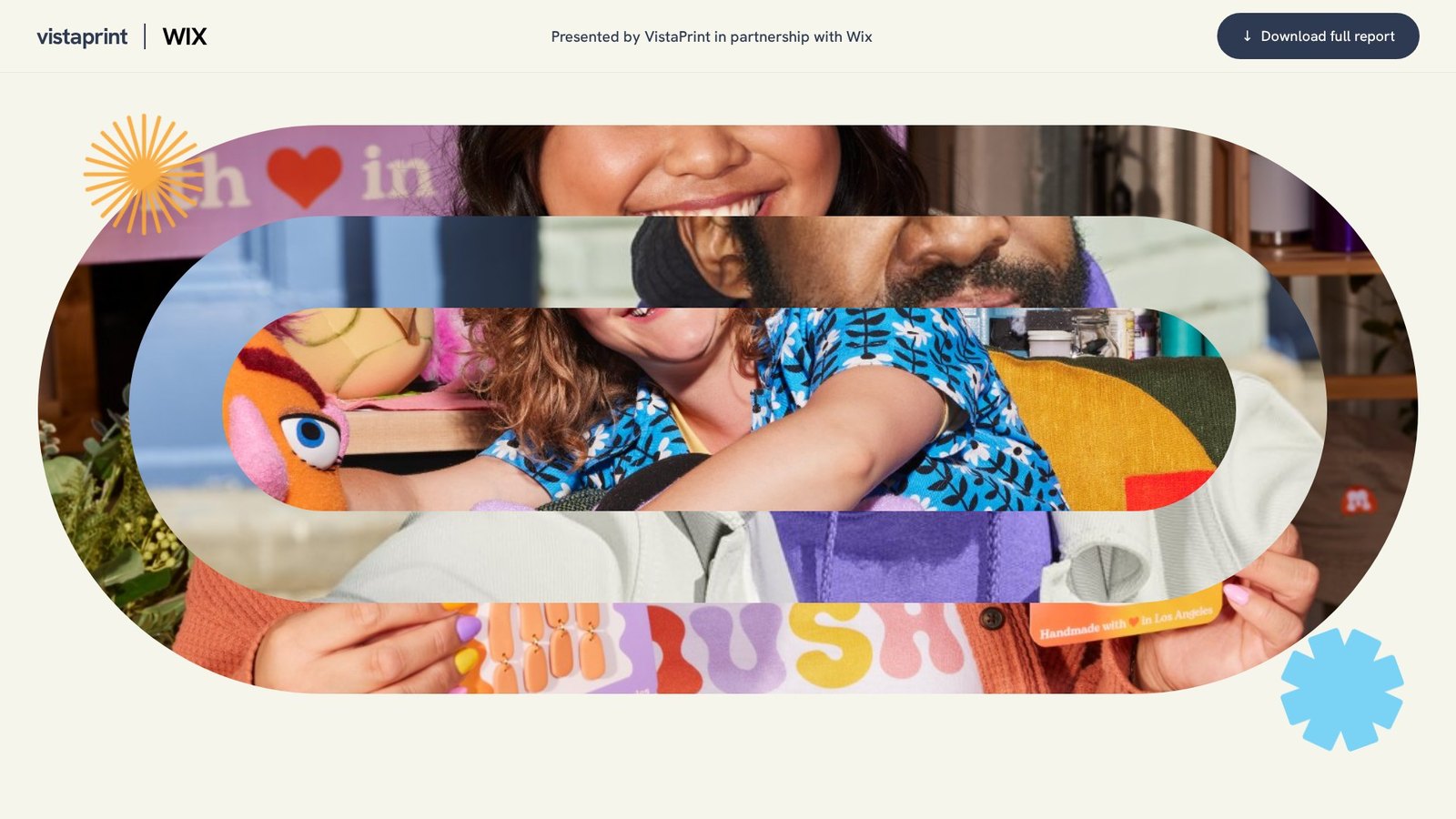 Landing — nested photo reveal