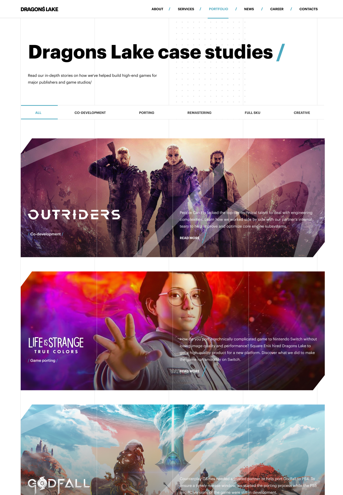 Dragons Lake — case studies