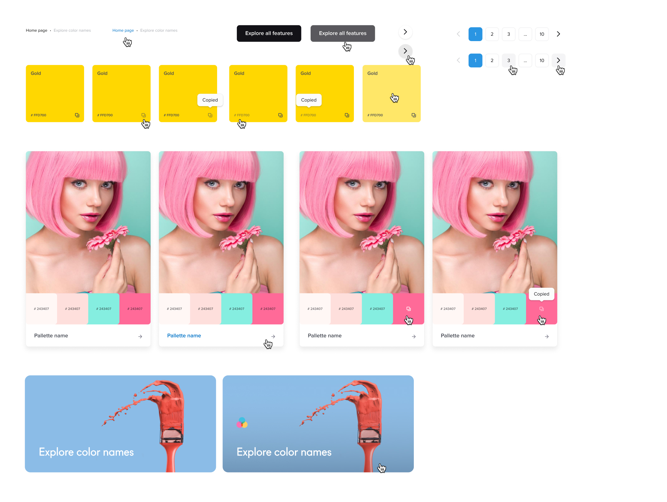 VistaCreate Colors Hub — selected screen 5